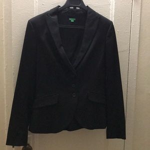 United Colors of Benetton black blazer size 44
